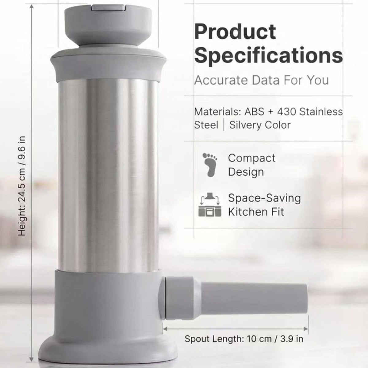 Stainless Steel Vertical Sausage Stuffer H821
