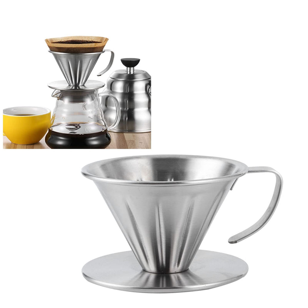 Pour over Stainless Steel Reusable Coffee Dripper J620577