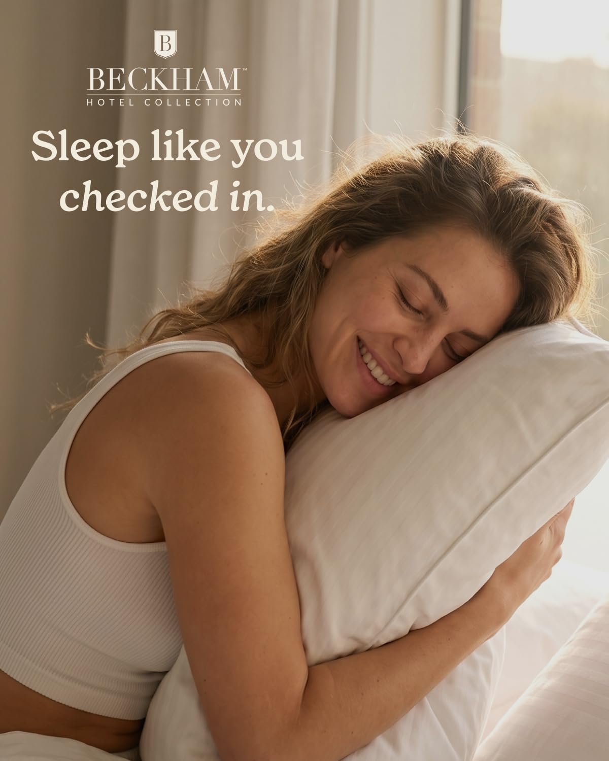 Standard/Queen Size Set of 2 Bed Pillows D156