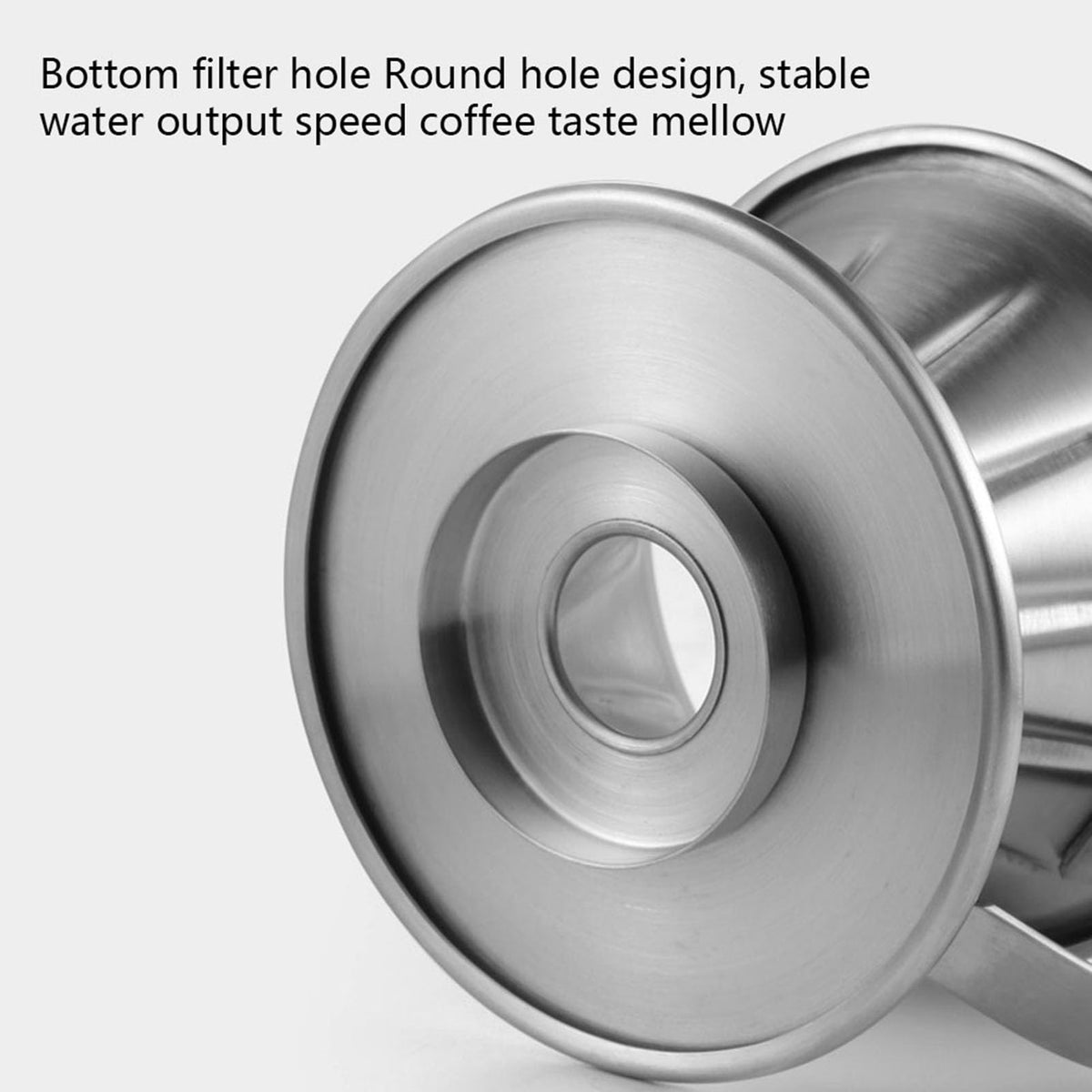 Pour over Stainless Steel Reusable Coffee Dripper J620577
