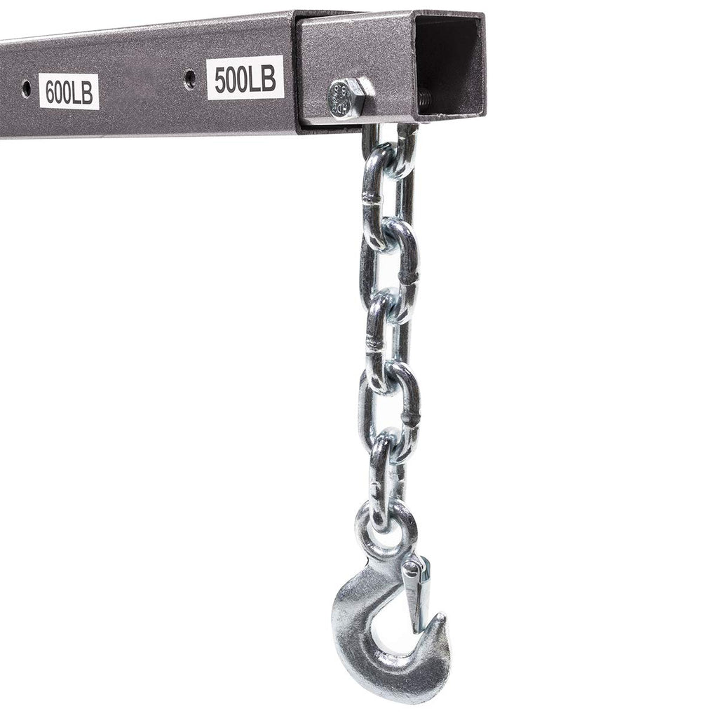 1/2 Ton Capacity Pickup Truck Hoist Lift Jib Crane Telescopic Boom C255258