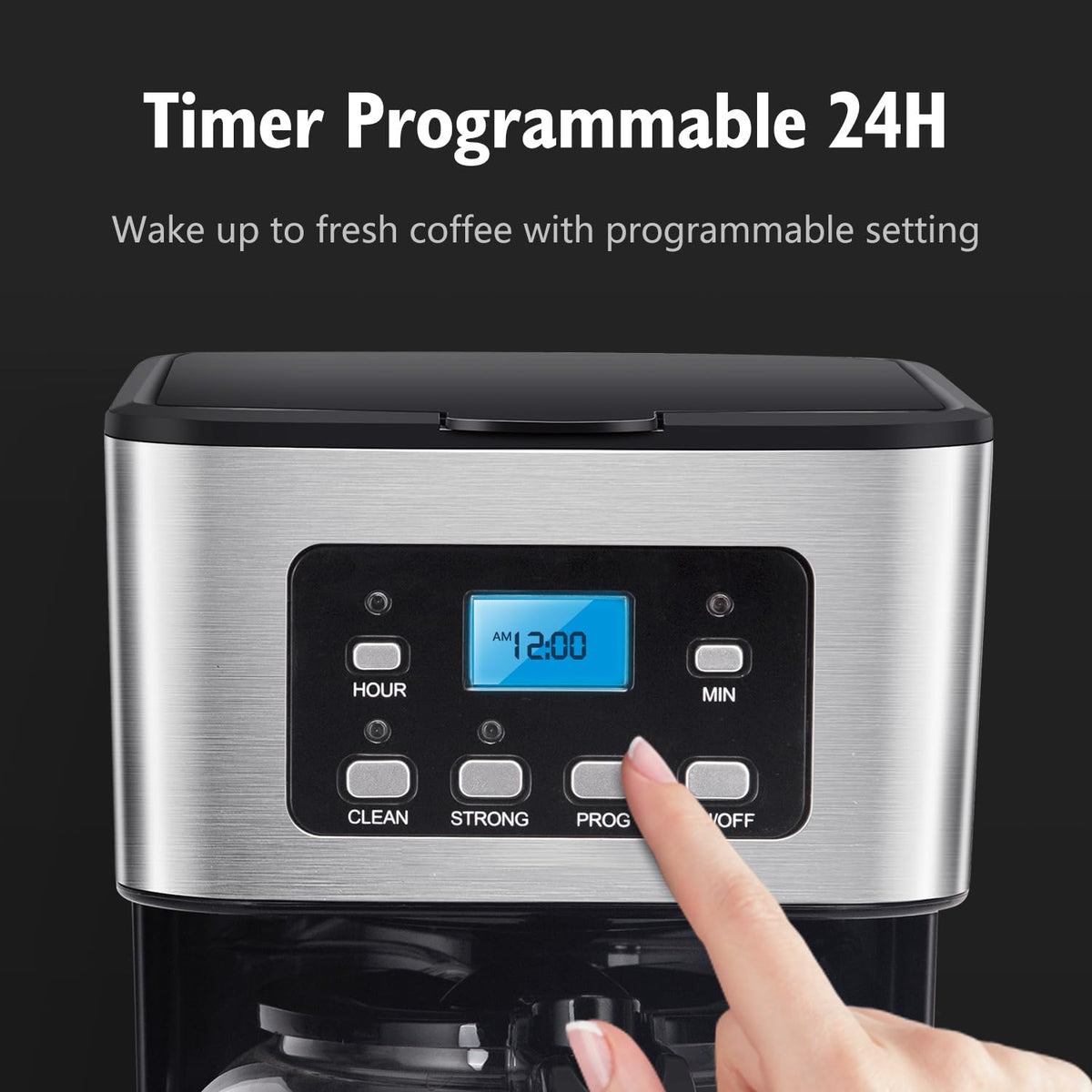 12-Cup Programmable Coffee Maker V7959