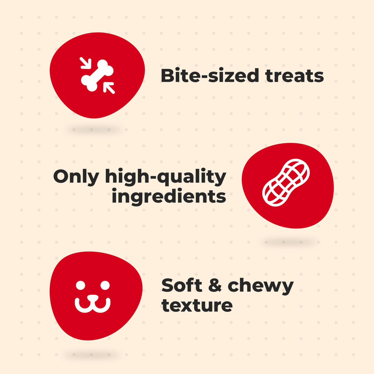 Soft & Chewy Peanut Buttery Dog Treats 11.8 Oz T779