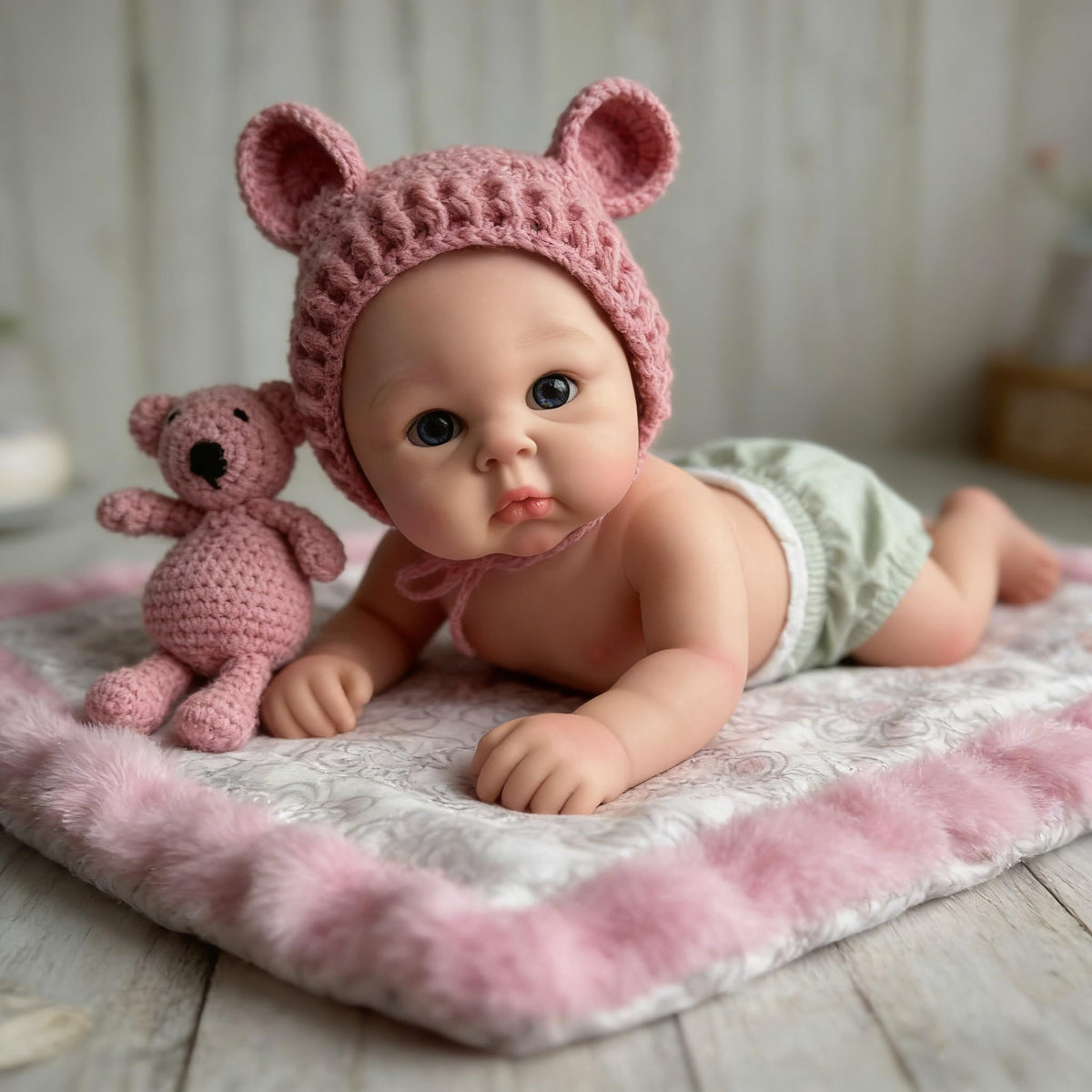 20 Inch 7Lbs Silicone Reborn Baby Dolls Girl U580