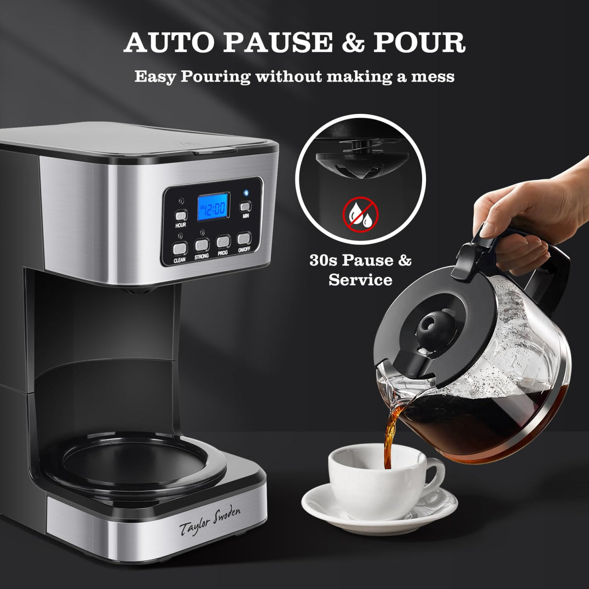 12-Cup Programmable Coffee Maker V7959