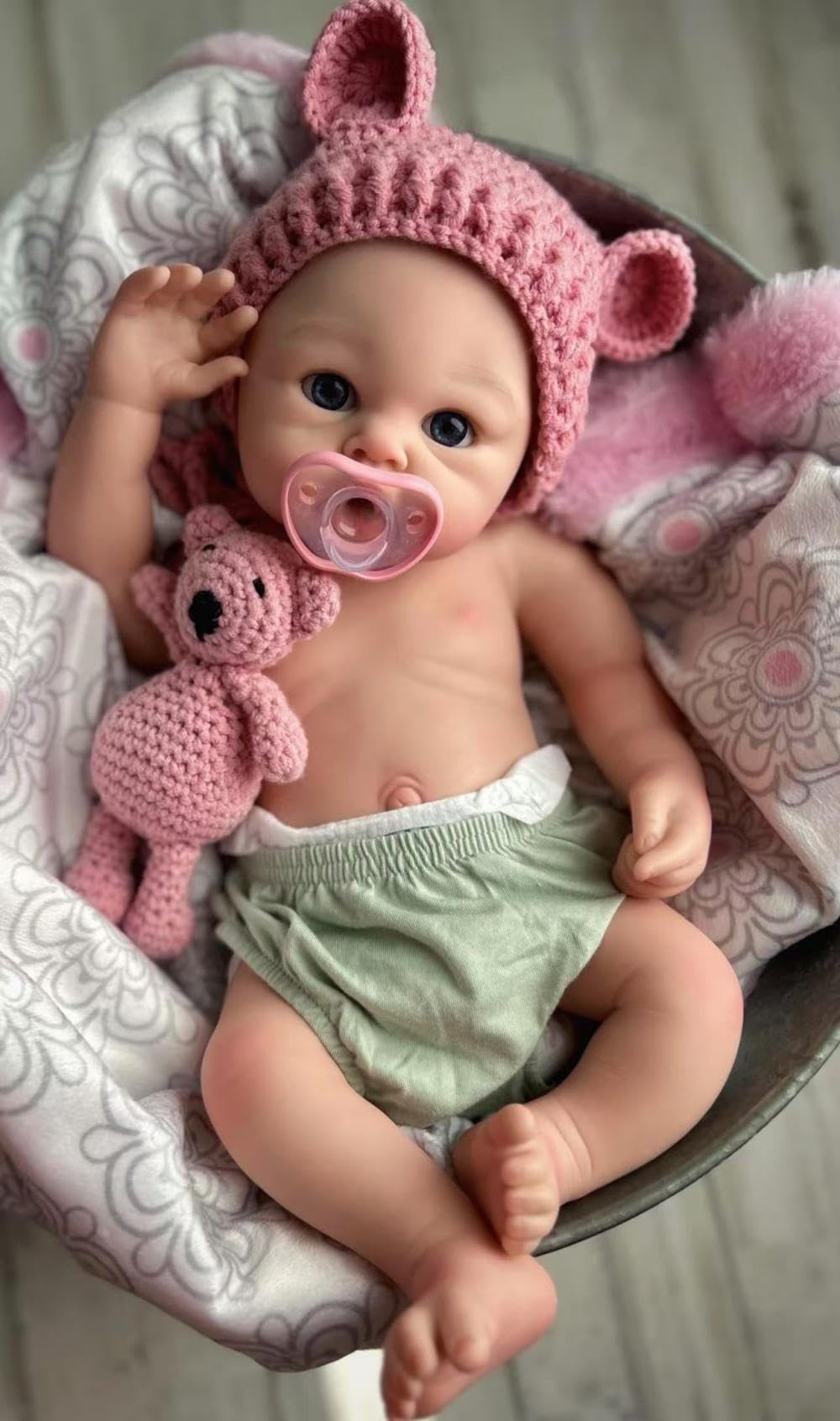 20 Inch 7Lbs Silicone Reborn Baby Dolls Girl U580