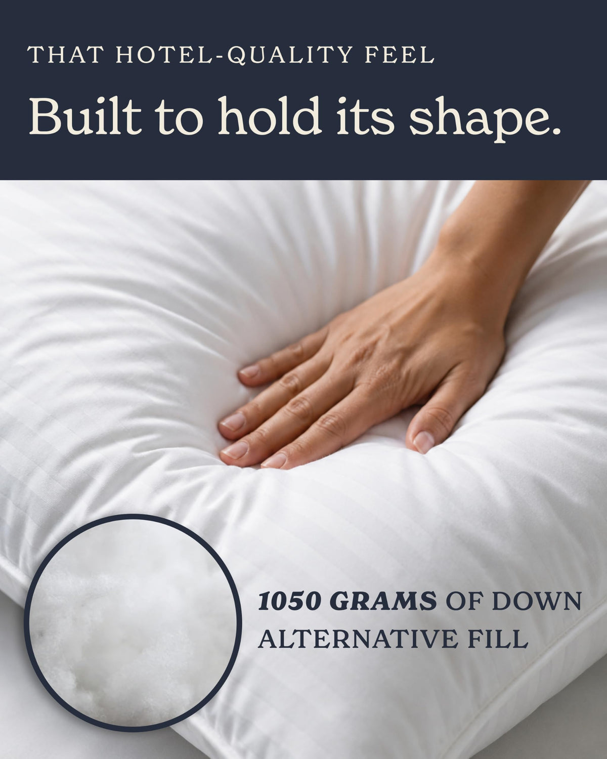 Standard/Queen Size Set of 2 Bed Pillows D156