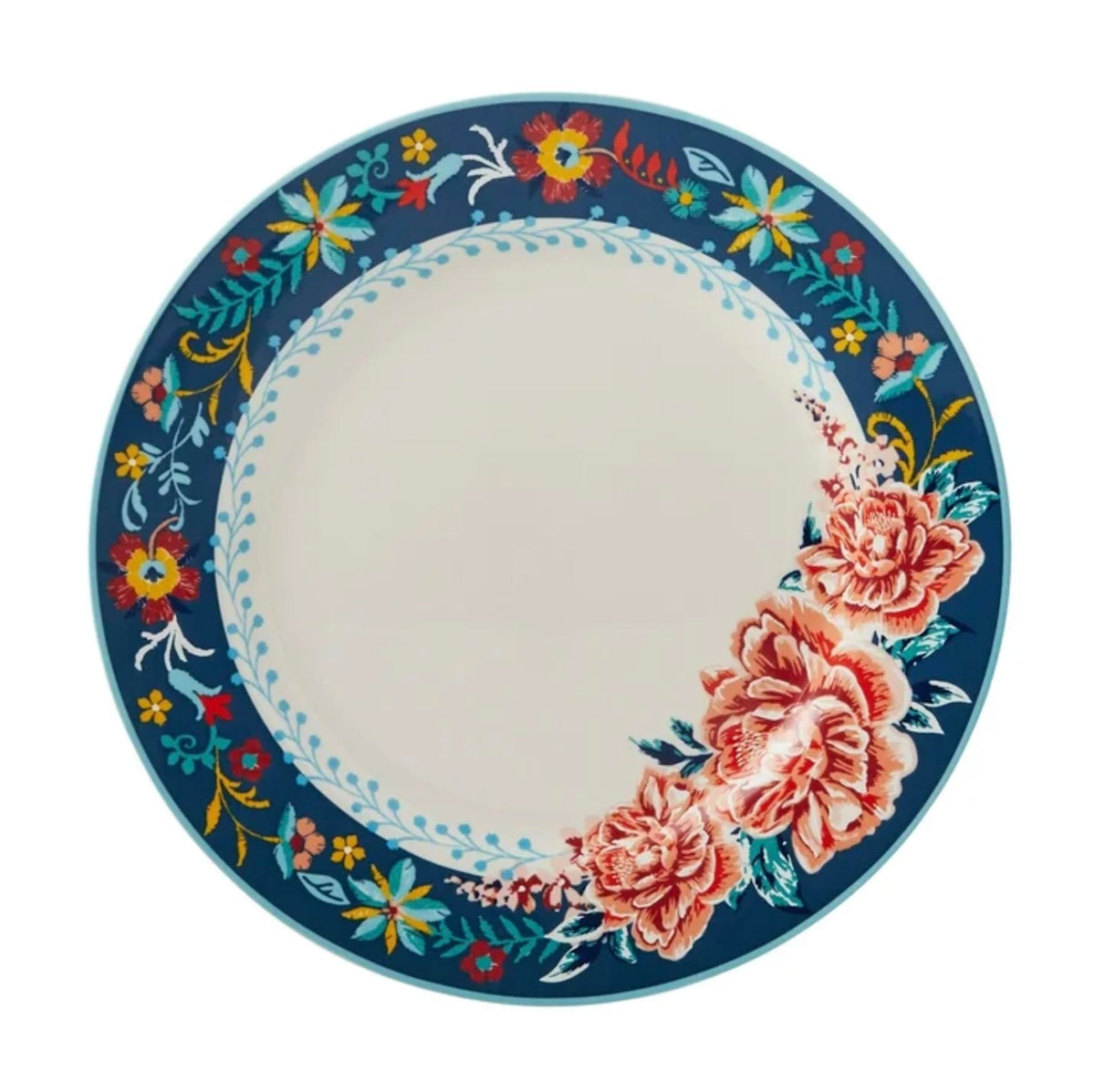 12-Piece Floral Stoneware Dinnerware Set Z836