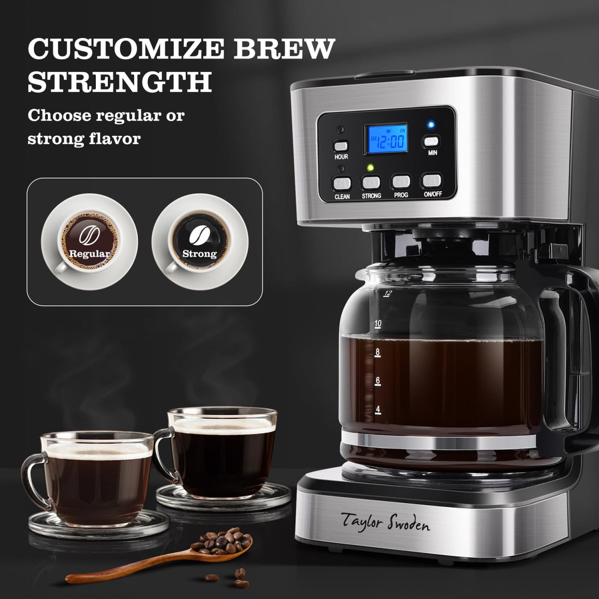 12-Cup Programmable Coffee Maker V7959