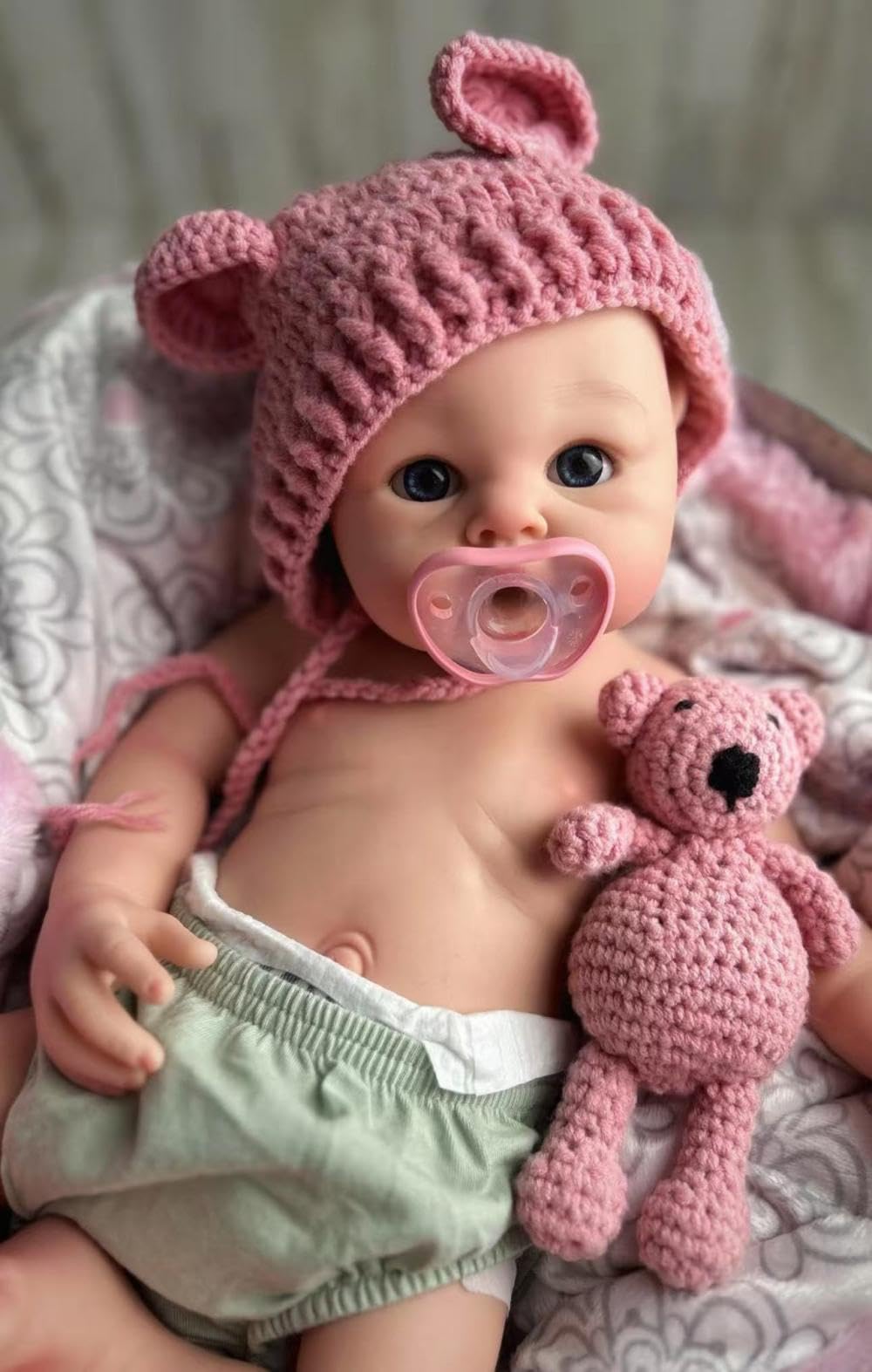 20 Inch 7Lbs Silicone Reborn Baby Dolls Girl U580