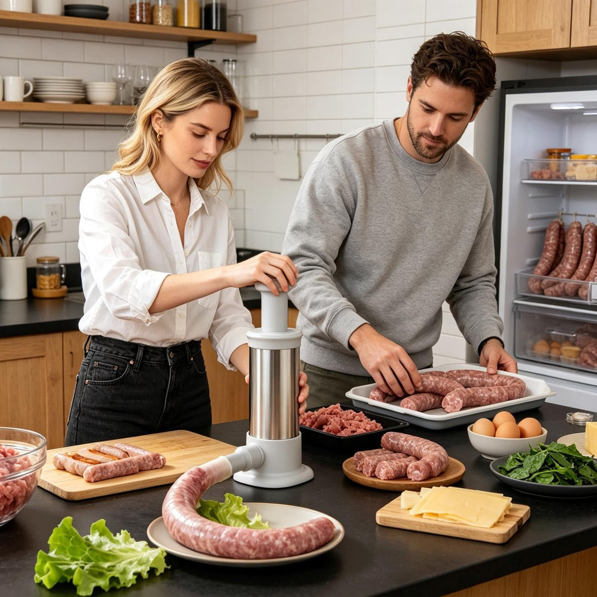 Stainless Steel Vertical Sausage Stuffer H821