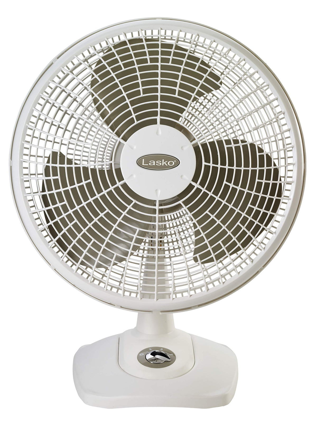 16" Oscillating Portable Table Fan with 3 Speeds, White E5006