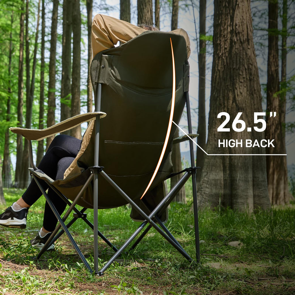 Folding Camping Chairs 2 Pack Green Y733860