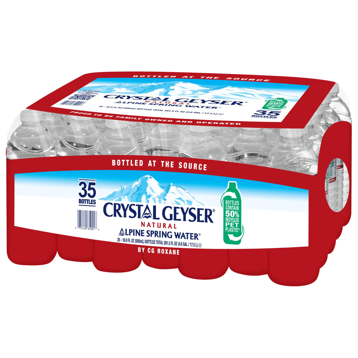 16.9 Fl Oz Pack of 35 Bottled Spring Water C8182