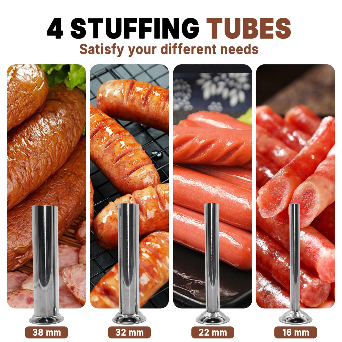11 Lb Stainless Steel Vertical Sausage Stuffer J663
