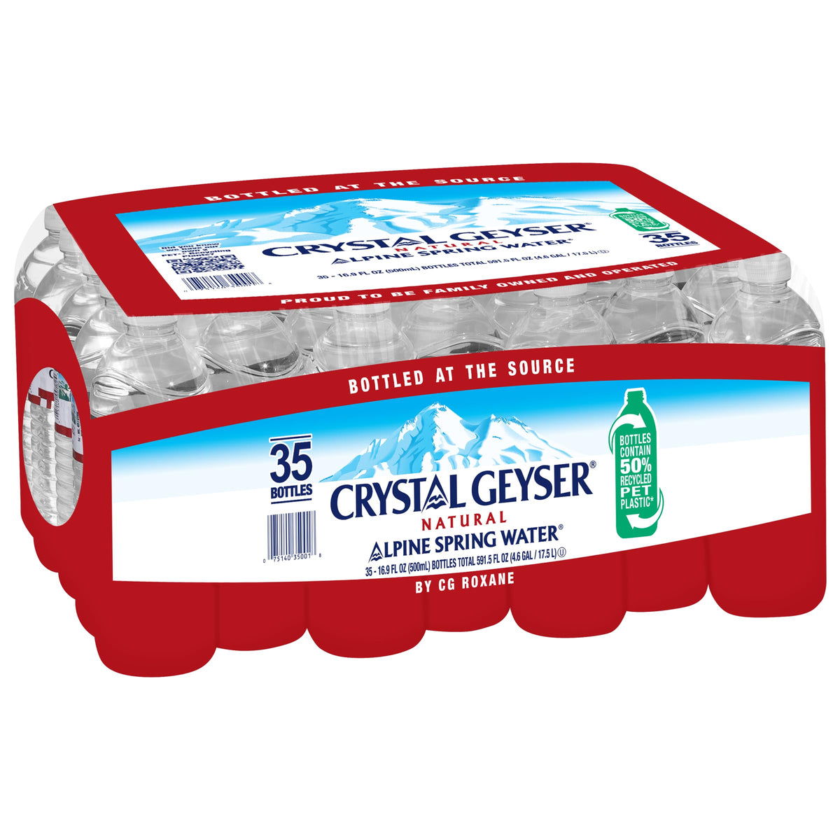 16.9 Fl Oz Pack of 35 Bottled Spring Water C8182