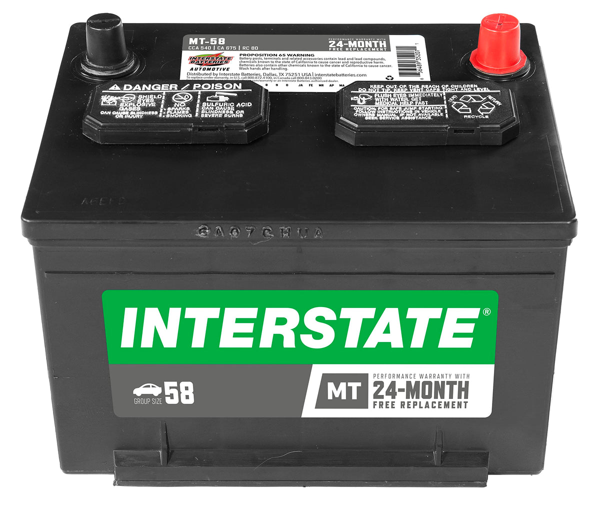 12V 540 CCA Automotive Battery S91037