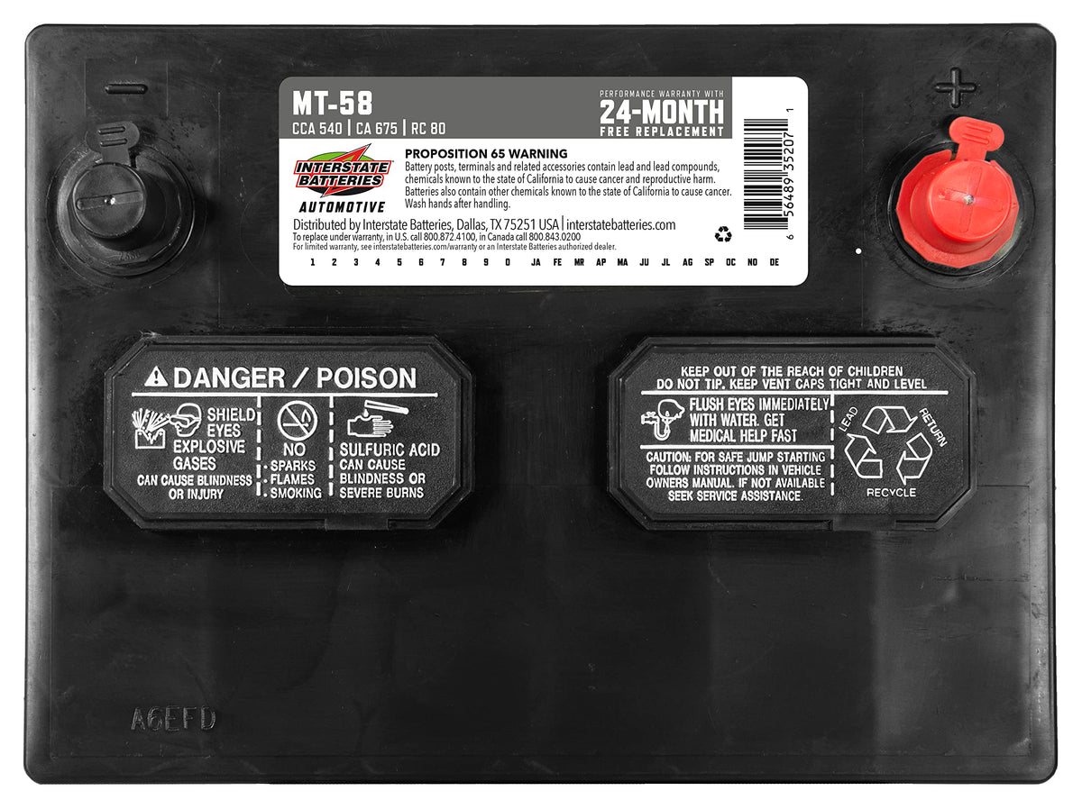 12V 540 CCA Automotive Battery S91037