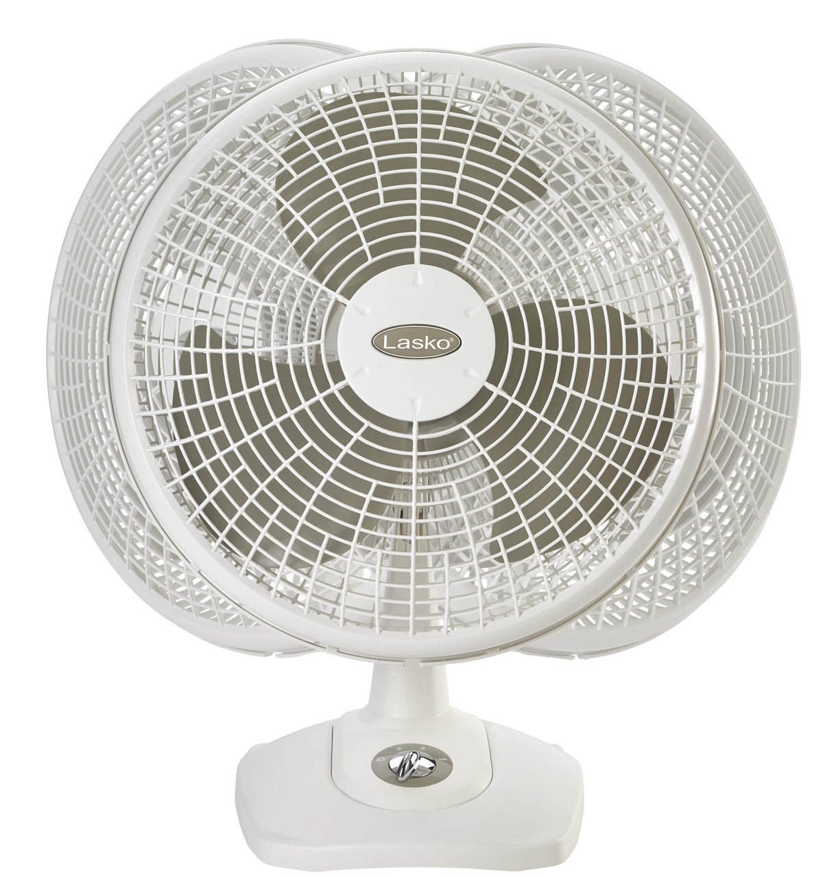 16" Oscillating Portable Table Fan with 3 Speeds, White E5006